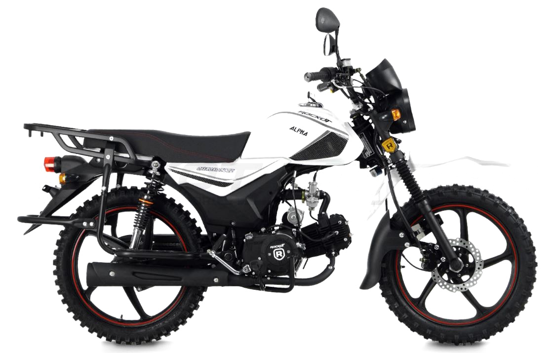 Мопед ROCKOT ALPHA OFFROAD M-12 (белый глянцевый)
