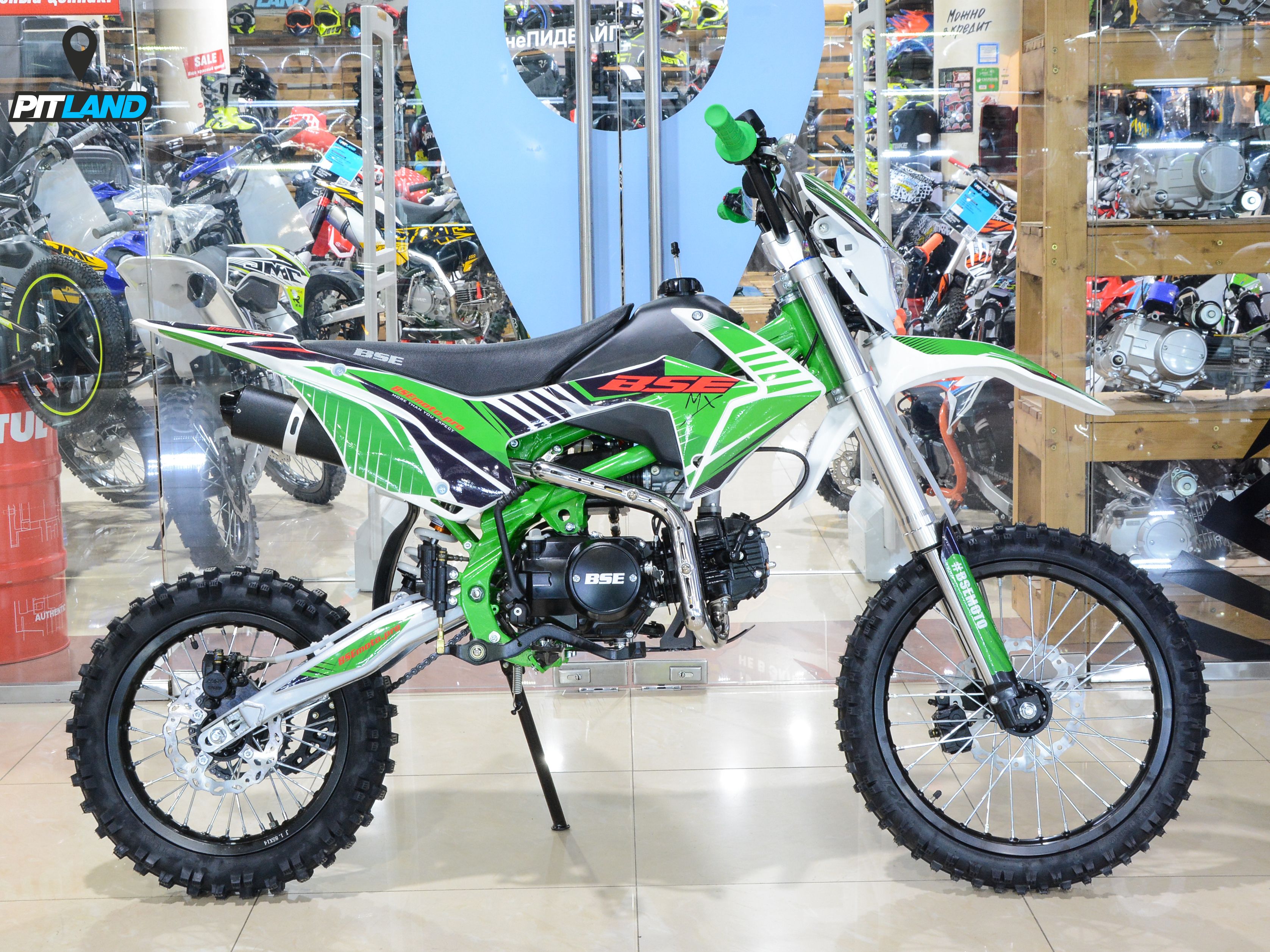 Питбайк BSE MX125 Racing Green (015)