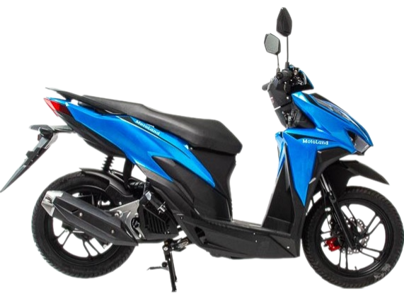 Скутер Motoland (Мотолэнд) VR 150 синий