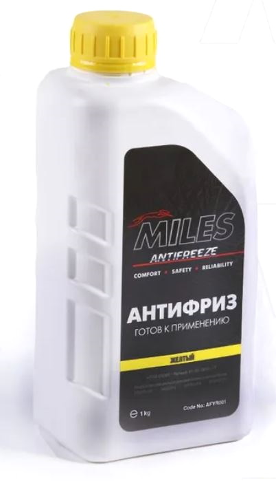 Антифриз Miles G12 Yellow, 1 л