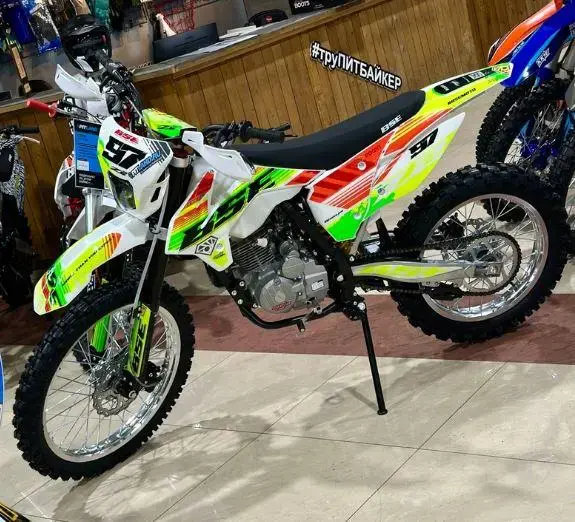 Кроссовый мотоцикл BSE Z2 250e 21/18, roqvi green, 2023