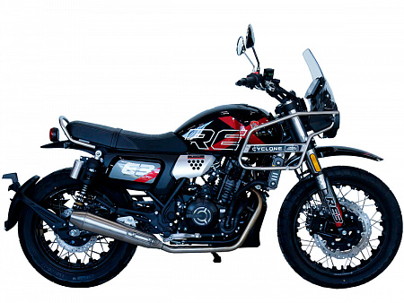 Мотоцикл Cyclone (Циклон) RE3 Scrambler (SR400-A) 2024 черный Мотоцикл Cyclone (Циклон) RE3 Scrambler (SR400-A) 2024 черный
